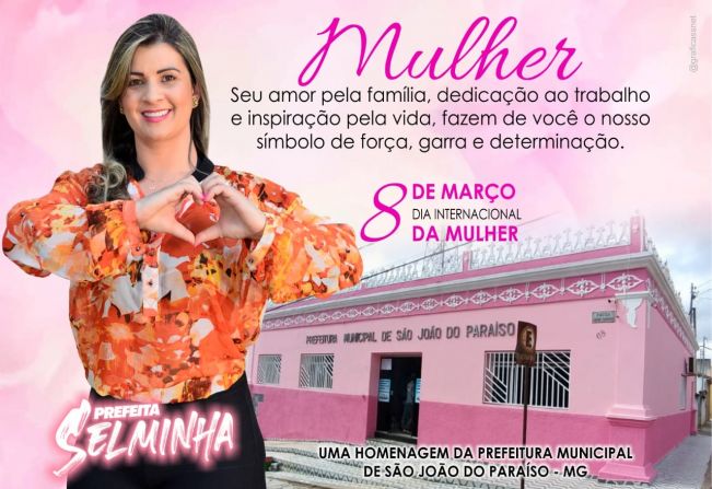 Feliz Dia Internacional da Mulher